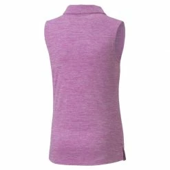 PUMA Golf Puma Girls Sleeveless Heather Polo -Apparel Sales Store 579314 23 bv 76493.1665507444