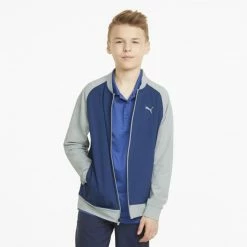 PUMA Golf Puma Boys Full Zip STLTH Jacket -Apparel Sales Store 595452 12 mod01 16286.1664920601