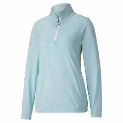 PUMA Golf Puma Womens Cloudspun 1/4 Zip Golf Jacket -Apparel Sales Store 597712 08 2 00228.1669159122