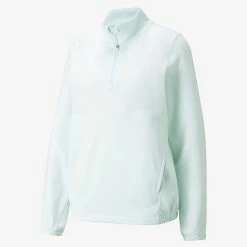PUMA Golf Puma Womens Cloudspun 1/4 Zip Golf Jacket -Apparel Sales Store 597712 12 1 26048.1669159122
