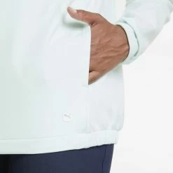 PUMA Golf Puma Womens Cloudspun 1/4 Zip Golf Jacket -Apparel Sales Store 597712 12 mod04 71296.1669159122