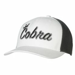 Cobra Golf Cobra Crown C Trucker Snapback Cap -Apparel Sales Store Cobra Crown C Trucker Snapback Cap WHT 14258.1664316804