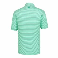 FootJoy Golf FootJoy Lisle Feeder Stripe Self Collar Polo -Apparel Sales Store FJ 22297 02 95168.1675972290