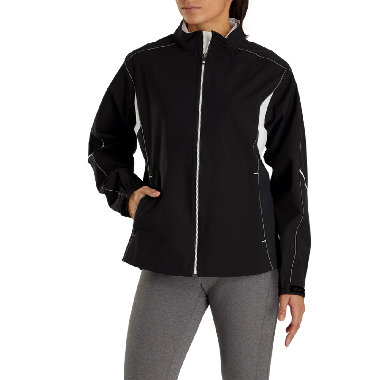 FootJoy Golf FootJoy Womens Hydrolite Rain Jacket 2 FootJoy Golf FootJoy Womens Hydrolite Rain Jacket - Image 2