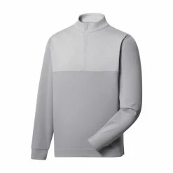 FootJoy Golf FootJoy Heather Yoke Half Zip Midlayer -Apparel Sales Store FootJoy Heather Yoke Half Zip Midlayer Grey 11193.1671485856