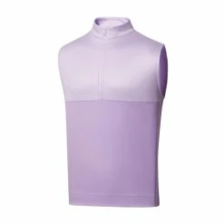 FootJoy Golf FootJoy Heather Yoke Half-Zip Vest -Apparel Sales Store FootJoy Heather Yoke Half Zip Vest Lavender 04600.1671488313