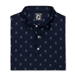 FootJoy Golf FootJoy Junior Golf Print Self Collar Polo -Apparel Sales Store FootJoy Junior Golf Print Self Collar Polo Navyb 15033.1670520093