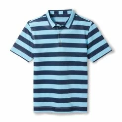 FootJoy Golf FootJoy Junior Rugby Stripe Self Collar Polo
