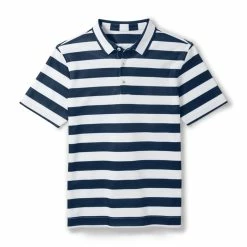 FootJoy Golf FootJoy Junior Rugby Stripe Self Collar Polo -Apparel Sales Store FootJoy Junior Rugby Stripe Self Collar Polo NWa 43873.1675981471