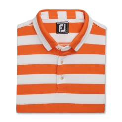 FootJoy Golf FootJoy Junior Rugby Stripe Self Collar Polo -Apparel Sales Store FootJoy Junior Rugby Stripe Self Collar Polo OWb 53613.1675981471