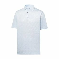 FootJoy Golf FootJoy Painted Floral Lisle Traditional Fit Polo -Apparel Sales Store FootJoy Painted Floral Lisle Traditional Fit Polo Sky 64671.1675980007