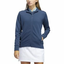Adidas Golf Adidas Womens Textured Full Zip Jacket 2.0 -Apparel Sales Store HA3394 00842.1678826093
