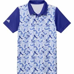 Adidas Golf Adidas Boys Camo Printed Polo