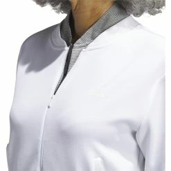 Adidas Golf Adidas Womens Knit Bomber Jacket -Apparel Sales Store HS8975 03 35844.1679077761