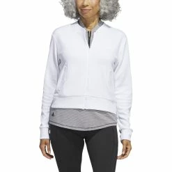 Adidas Golf Adidas Womens Knit Bomber Jacket -Apparel Sales Store HS8975 08747.1679077761