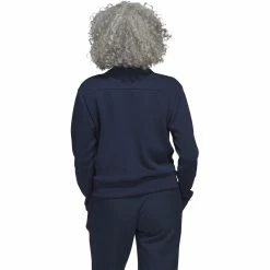 Adidas Golf Adidas Womens Knit Bomber Jacket -Apparel Sales Store HS8977 01 55137.1679077761