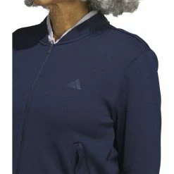 Adidas Golf Adidas Womens Knit Bomber Jacket -Apparel Sales Store HS8977 03 82097.1679077761