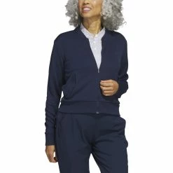 Adidas Golf Adidas Womens Knit Bomber Jacket -Apparel Sales Store HS8977 24355.1679077761