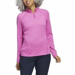 Adidas Golf Adidas Womens Embossed Quarter Zip Jacket -Apparel Sales Store HT1267 82714.1679077396