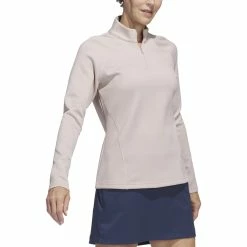 Adidas Golf Adidas Womens Embossed Quarter Zip Jacket -Apparel Sales Store HT1270 33560.1679077402
