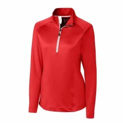 Cutter & Buck Ladies Jackson Overknit -Apparel Sales Store LBK00010 RD MANN HG 08162.1649886002
