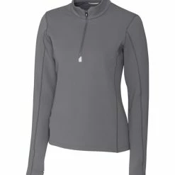 Cutter & Buck Ladies Traverse Stretch Quarter Zip Pullover -Apparel Sales Store LCK00033 EG MANN HG 59673.1668803655