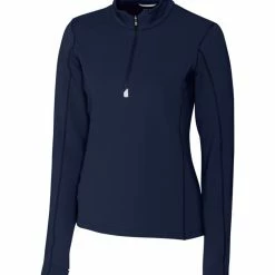 Cutter & Buck Ladies Traverse Stretch Quarter Zip Pullover -Apparel Sales Store LCK00033 LYN MANN HG 40852.1668803655