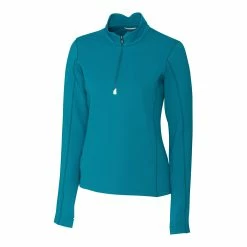 Cutter & Buck Ladies Traverse Stretch Quarter Zip Pullover -Apparel Sales Store LCK00033 TB MANN HG 46812.1668803655