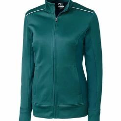 Cutter & Buck Women's WeatherTec Ridge Full Zip -Apparel Sales Store LCK02571 MNG MANN HG 56633.1668534296