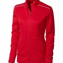 Cutter & Buck Women's WeatherTec Ridge Full Zip -Apparel Sales Store LCK02571 RD MANN HG 68709.1668534296