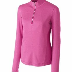 Cutter & Buck Ladies Madeline Half Zip Mockneck Top -Apparel Sales Store LCK08651 FRA MANN HG 64260.1649800453