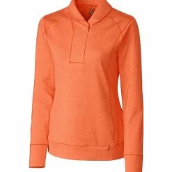 Cutter & Buck Ladies Shoreline Half-Zip -Apparel Sales Store LCK08663 CGH MANN HG 46963.1649957650