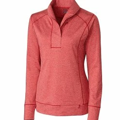 Cutter & Buck Ladies Shoreline Half-Zip -Apparel Sales Store LCK08663 CRH MANN HG 58051.1649957650