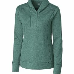 Cutter & Buck Ladies Shoreline Half-Zip -Apparel Sales Store LCK08663 HH MANN HG 32285.1649957650