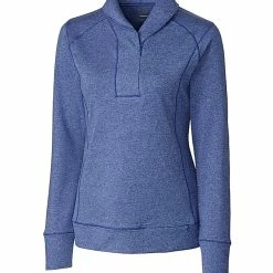 Cutter & Buck Ladies Shoreline Half-Zip -Apparel Sales Store LCK08663 TBH MANN HG 91618.1649957650