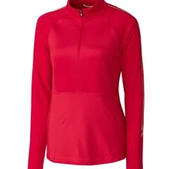 Cutter & Buck Ladies Pennant Sport 3/4 Zip Top 11 Cutter & Buck Ladies Pennant Sport 3/4 Zip Top -Apparel Sales Store LCK08717 RD MANN HG 91834.1649798504