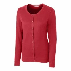 Cutter & Buck Womens Lakemont Cardigan -Apparel Sales Store LCS08101 CDR MANN HG 83706.1668630914