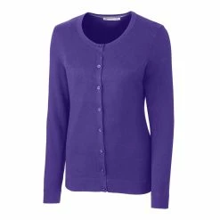 Cutter & Buck Womens Lakemont Cardigan -Apparel Sales Store LCS08101 CLP MANN HG 90368.1668630914