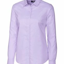 Cutter & Buck Ladies Long Sleeve Stretch Oxford -Apparel Sales Store LCW00003 OPL MANN HG 86188.1668810704