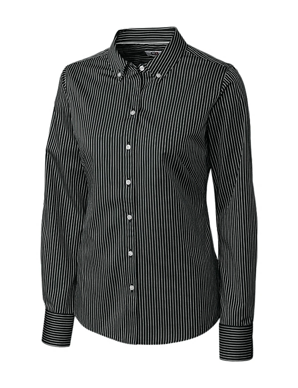 Cutter & Buck Womens Long Sleeve Epic Easy Care Pin Stripe Top 1 Cutter & Buck Womens Long Sleeve Epic Easy Care Pin Stripe Top