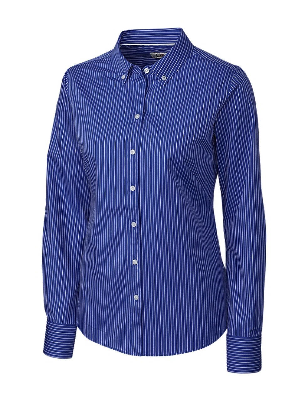 Cutter & Buck Womens Long Sleeve Epic Easy Care Pin Stripe Top 2 Cutter & Buck Womens Long Sleeve Epic Easy Care Pin Stripe Top - Image 2