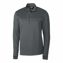 Cutter & Buck Traverse Stripe Half Zip -Apparel Sales Store MCK00088 EG MANN HG 35591.1637364860