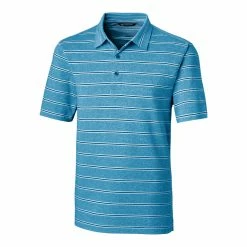 Cutter & Buck Forge Heather Stripe Polo -Apparel Sales Store MCK00112 CMR MANN HG 18117.1668804695