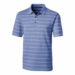 Cutter & Buck Forge Heather Stripe Polo -Apparel Sales Store MCK00112 TBL MANN HG 43071.1668804695