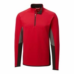 Cutter & Buck Traverse Colorblock Half Zip -Apparel Sales Store MCK00136 RD MANN HG 19783.1649282062