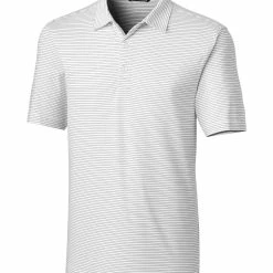 Cutter & Buck Forge Polo Pencil Stripe - Big & Tall -Apparel Sales Store MCK00144 WH MANN HG 86298.1668723464