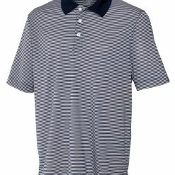 Cutter & Buck DryTec Trevor Stripe - Big & Tall -Apparel Sales Store MCK00332 NVBW MANN HG 45160.1668788916