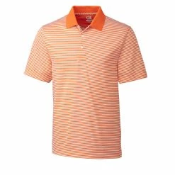 Cutter & Buck DryTec Trevor Stripe Polo -Apparel Sales Store MCK00332 ORBWH MANN HG 40448.1649280371