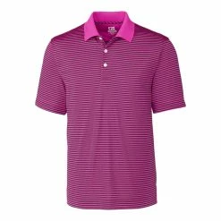 Cutter & Buck DryTec Trevor Stripe Polo -Apparel Sales Store MCK00332 RFNV MANN HG 13757.1649280371