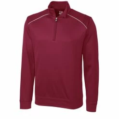 Cutter & Buck WeatherTec Ridge Half Zip 10 Cutter & Buck WeatherTec Ridge Half Zip -Apparel Sales Store MCK00974 CHT MANN HG 86873.1637104749